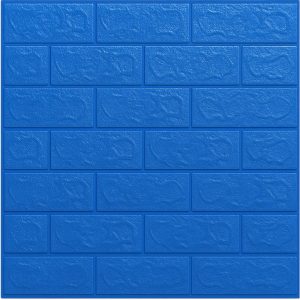 Adhesivo Tipo Ladrillo Color Azul