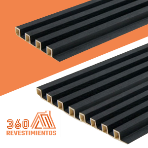 Revestimiento WPC Negro Premium