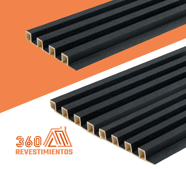 Revestimiento WPC Negro Premium