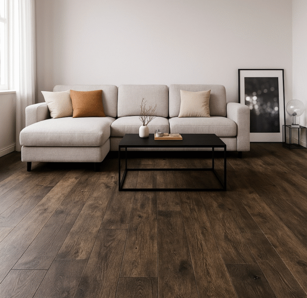 Piso Vinilico Click Roble Blanco Clone