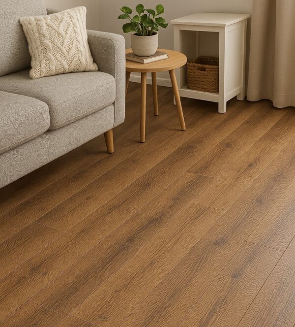 Adhesivo Para Piso (Madera Marrón Oscuro)