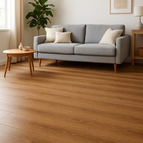 Piso Vinilico Click Madera Caoba