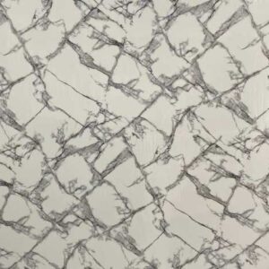 Rollo Adhesivo Blanco Con Craquelado Gris