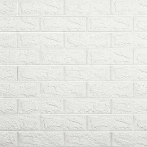 Adhesivo Tipo Ladrillo Color Blanco