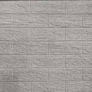 Adhesivo Tipo Ladrillo Color Piedra Blanco y Gris