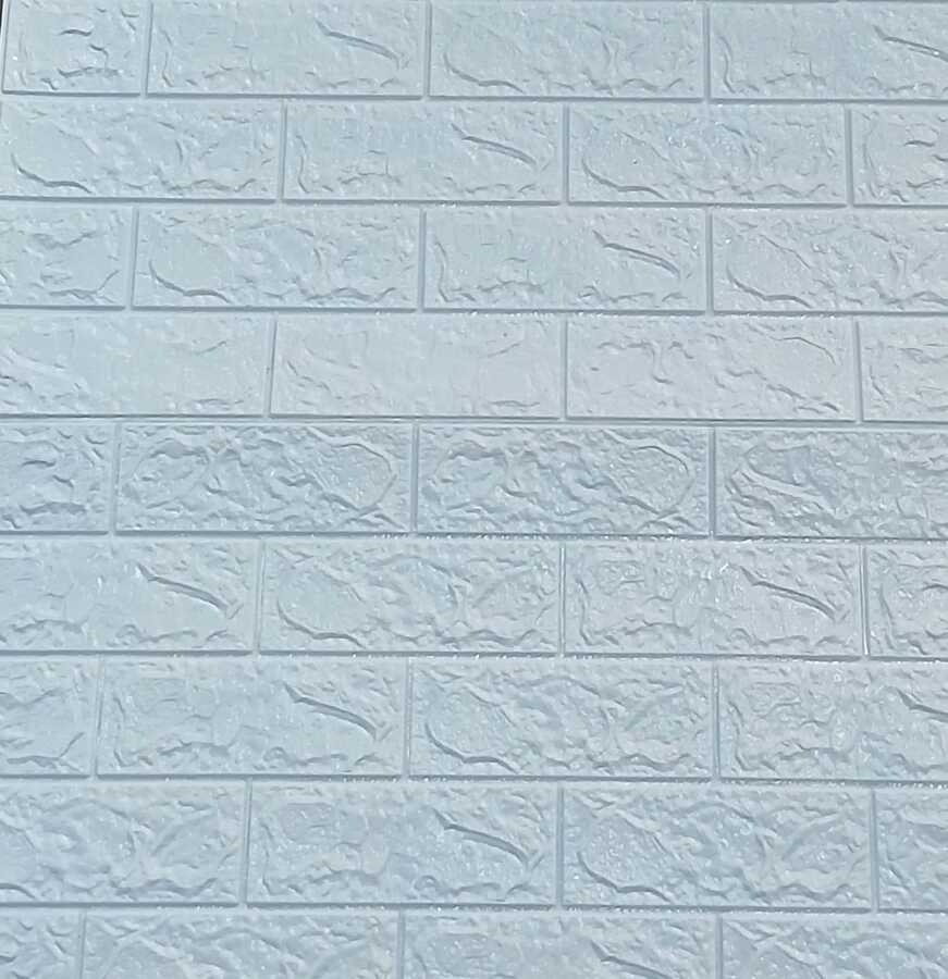 Adhesivo Tipo Ladrillo Color Celeste