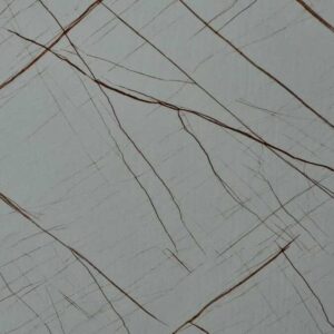 Rollo Adhesivo Tipo Marmol Beige Con Vetas Marrones