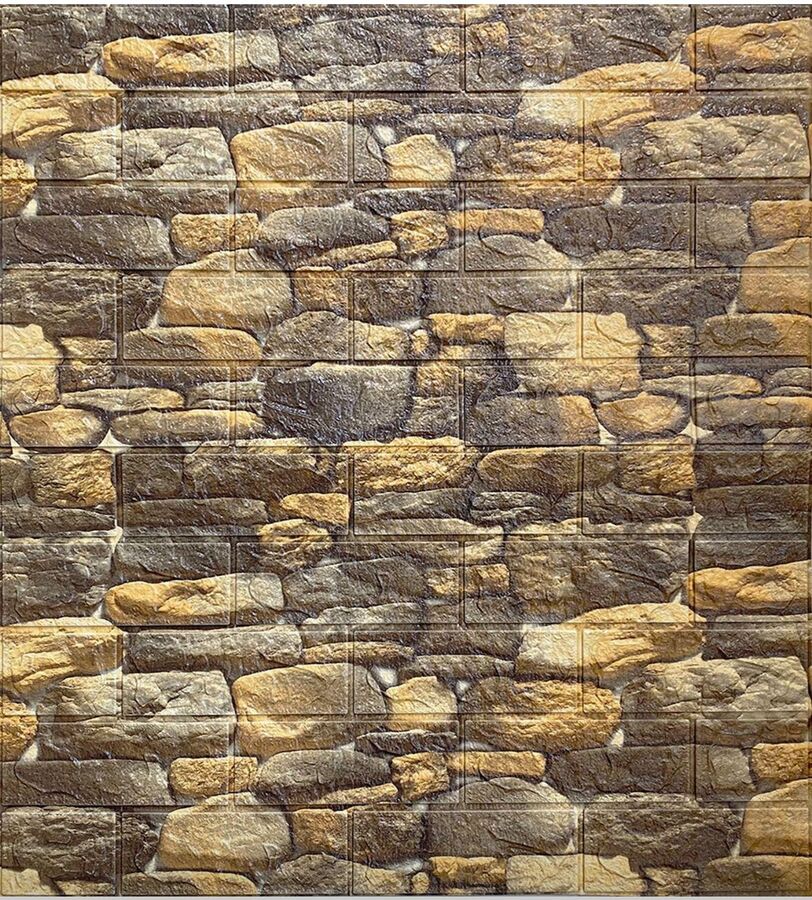 Adhesivo Tipo Ladrillo Símil Piedra Rustica